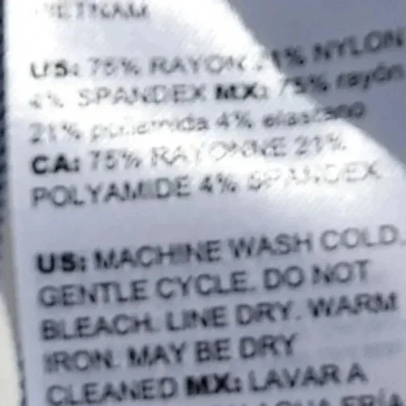 Chicos Womens Pants 2R White with Blue stripes. - Picture 8 of 8